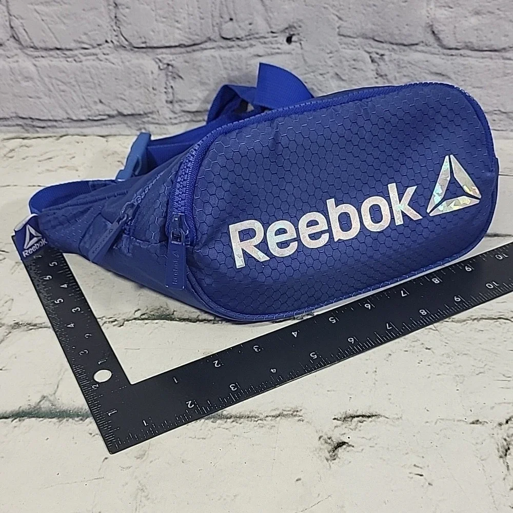 Reebok Xenon Fanny Pack Waist Bag Blue Unisex One‎ Size Adjustable Strap